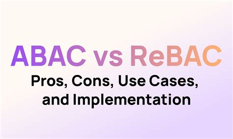 Attribute Based Access Control Abac Vs Relationship Based Access