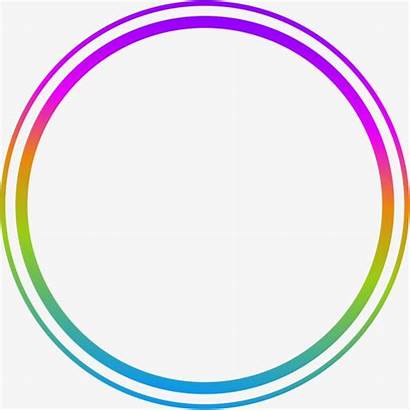 Circle Animated Clipart Colorful Ring Drawing Frame