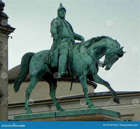 Denmark Copenhagen Christiansborg Slotsplads Equestrian Statue Of
