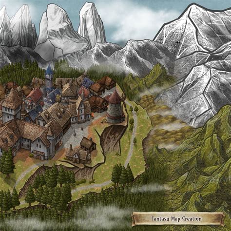 Mountain Village Inkarnate Create Fantasy Maps Online