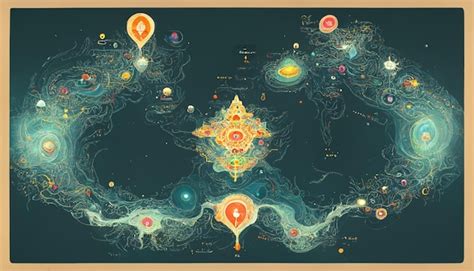 Premium Ai Image Astral Planes In 7 Levels Map Illustration