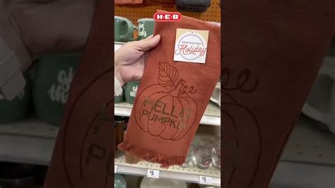 Cozy up your kitchen for fall with decor from H‑E‑B. Courtesy of Little