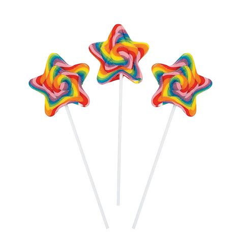 Star Shaped Swirl Lollipops Oriental Trading Star Lollipops Swirl