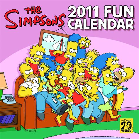 Mar Simpsons Work Wall Calendar Previews World