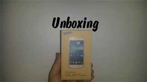 Unboxing Samsung Galaxy S4 Mini Youtube