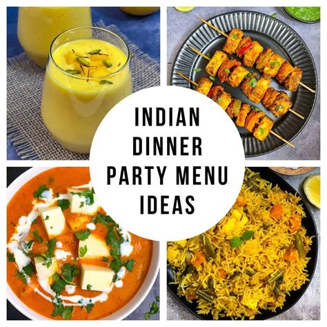 Simple Indian Vegetarian Dinner Party Menu Best Design Idea