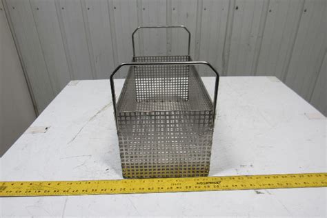 Heavy Duty Stainless Steel Parts Washer Dip Basket 19 14wx9 14lx8 12