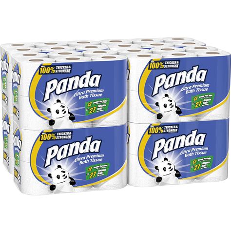 Panda Ultra Premium Toilet Paper White 48 Rolls Industrial And Scientific
