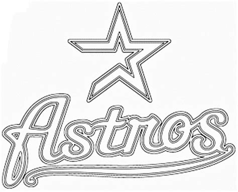 Houston Astros Logo Coloring Pages Coloring Pages