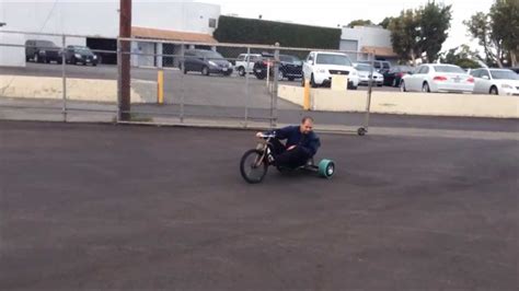 Gas Powered Drift Trike First Ride Youtube