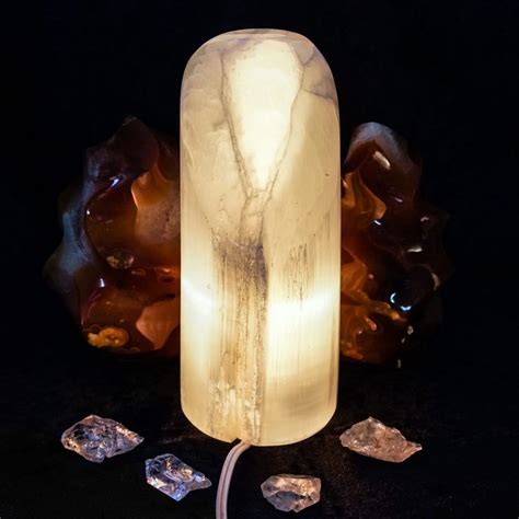 Crystal Selenite Lamp
