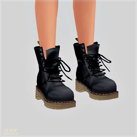 Malecombat Boots워커남성 신발 Sims4 Marigold