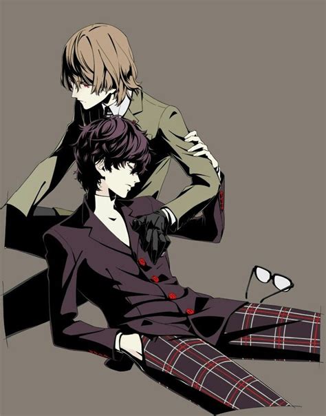 Persona Goro Akechi X Akira Kurusu Persona Anime Persona Goro Persona Joker