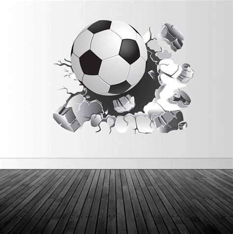 soccer wall decal soccer ball decal wall sticker soccer etsy