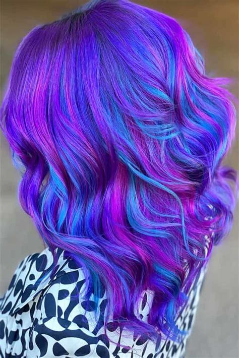Fabulous Purple And Blue Hair Styles Hair Styles