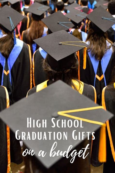 Although impersonal, money and gift cards can be exactly what a poor new grad needs to tackle the when living on a tight budget, a grocery store gift card can be a lifesaver. High School Graduation Gifts on a Budget