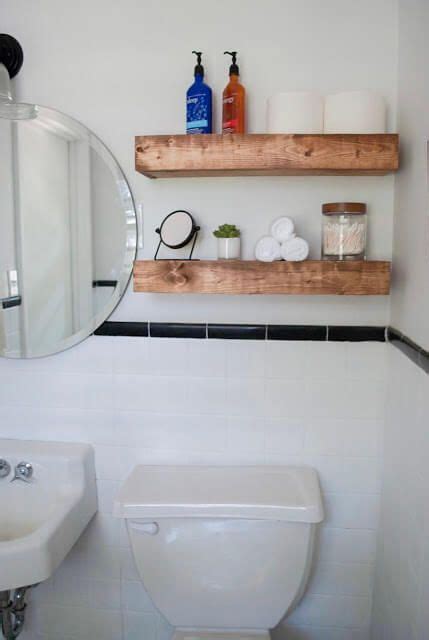 45 Brilliant Over The Toilet Storage Ideas That Make The Most Of Your