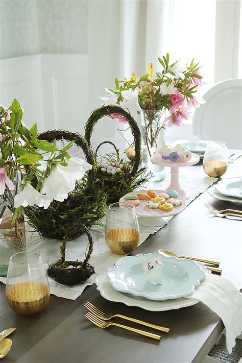 Easter Tablescape Using Flower Branches Darling Darleen A Lifestyle