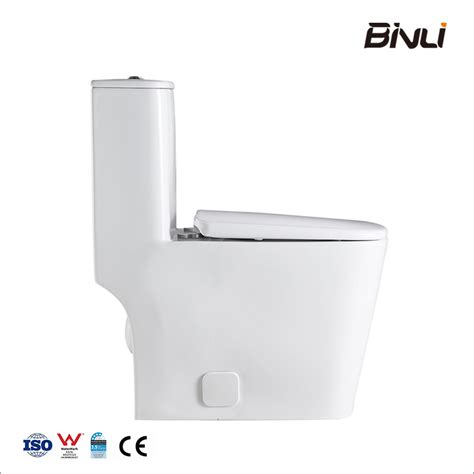 Square Siphonic One Piece S Trap Wc Sanitary Ware Bathroom Ceramic