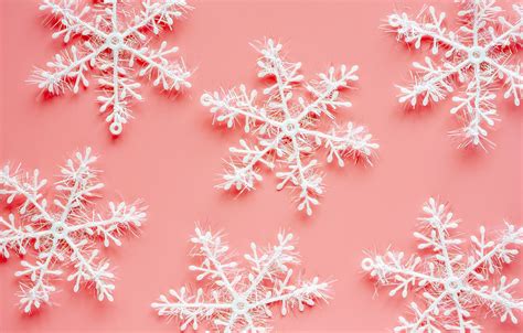 Best Of Pink Snowflakes Wallpaper Hd Images