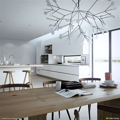 Lámparas de salón, cocina o comedor y lámparas de suspensión originales. Diseño de cocinas modernas: iluminación de interiores ...