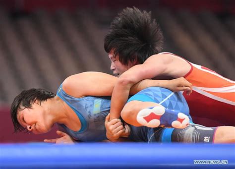 dprk wins women s wrestling freestyle 53 kg final at 18th asian games xinhua english news cn