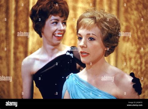 Julie Andrews And Carol Burnett Rehearsing Their Skit Which Was