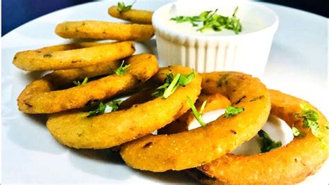 Recipe is hot and spicy. Crispy Potato Garlic Rings | Potato Rings Recipe | Potato ...