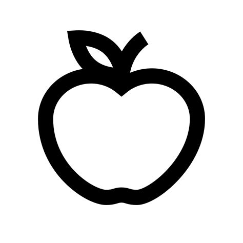 Apple Icon White 25494 Free Icons Library