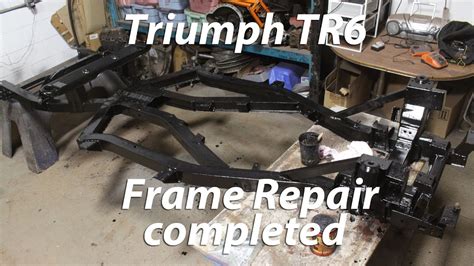 Triumph Tr6 Restoration Part 8 Frame Repair And Body Assessment
