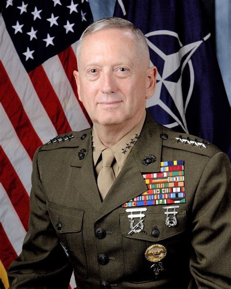 James Mattis Defense Secretary Marines General Bl 8x10 Color