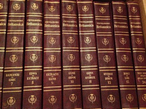 Vintage 1958 Encyclopedia Britannica Complete 24 Volume Set | #1755991000