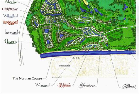 Myrtle Beach Golf Course Maps