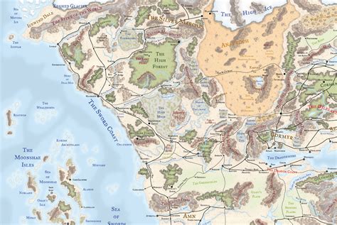 Forgotten Realms Complete Map