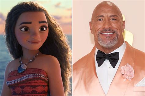 dwayne johnson announces live action moana in the works at disney