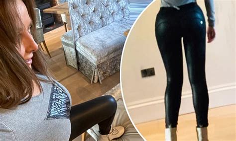 Carol Vorderman 60 Wears Skintight Leather Trousers And Boots In Instagram Photos