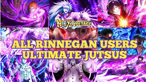 Nxb Nv All Rinnegan Users Ultimate Jutsus Compilation Naruto Ninja