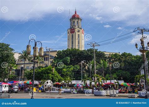 Manila City Hall Clock Tower Facade In Manila Philippines Editorial