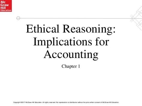 Chapter 1 Ethical Reasoning Implications For Accounting