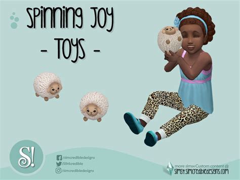 Simcredibles Spinning Joy Toy Sheep Sims 4 Sims Toys