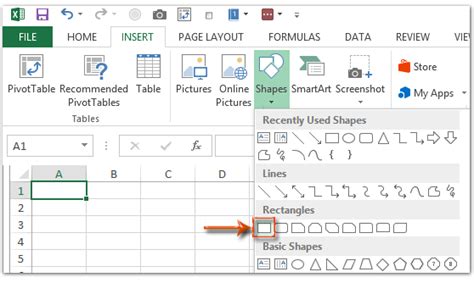 How To Create Grid Papersquare Template In Excel