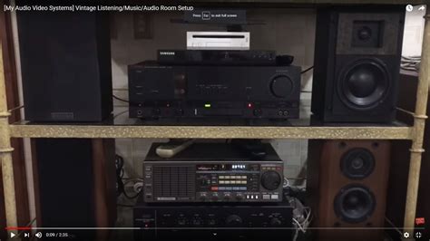 Vintage Listeningmusicaudio Room Setup Youtube
