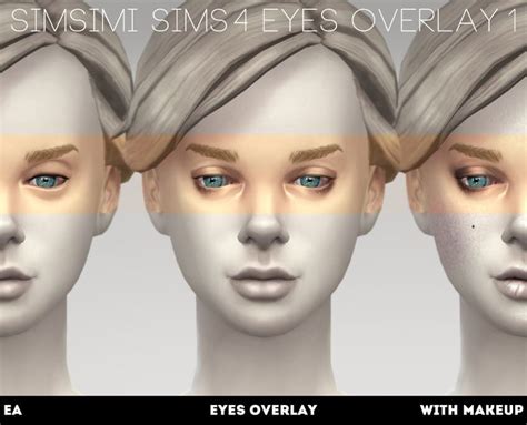 Mm Fav Cc 4 • Simsimi Only Mine Simsimi Sims4 Eyes Overlay ½