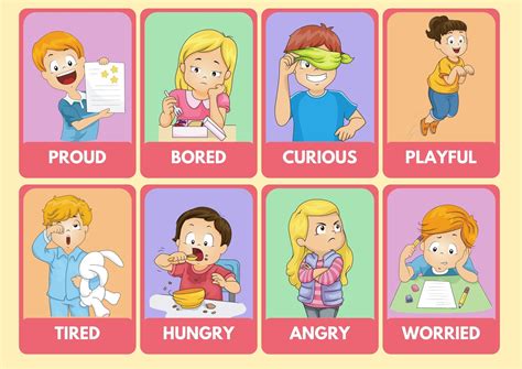 Emotions And Feelings Printable Flashcards For Kids 28 43 Off