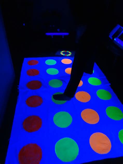 Make Your Own Glow In The Dark Twister Game Holidappy