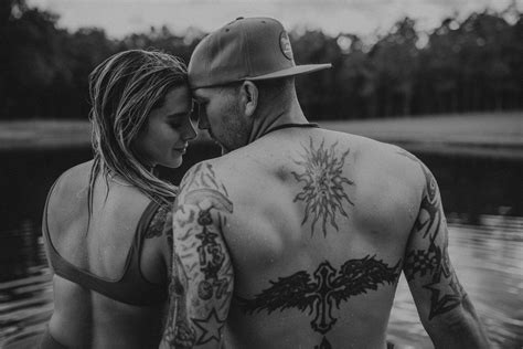 Steamy Couples Photo Session Tattooed Couples Photography Couples