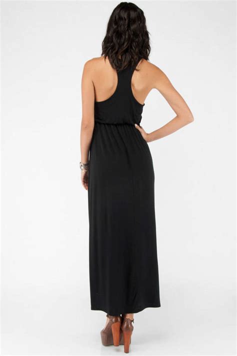 Maxi Must Racerback Dress In Black 29 Tobi Us