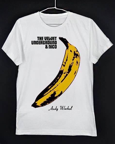 Cl Andy Warhol Banana The Velvet Underground Cotton White Unisex T