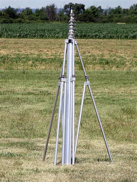 40 Ft Aluminum Telescopic Mast By Aeromao Ham Radio Ham Radio