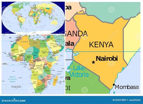 Where Is Kenya Located On The World Map United States Map
